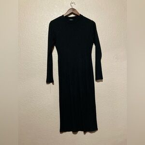 Ambiance Classic Black Long Sleeve Dress